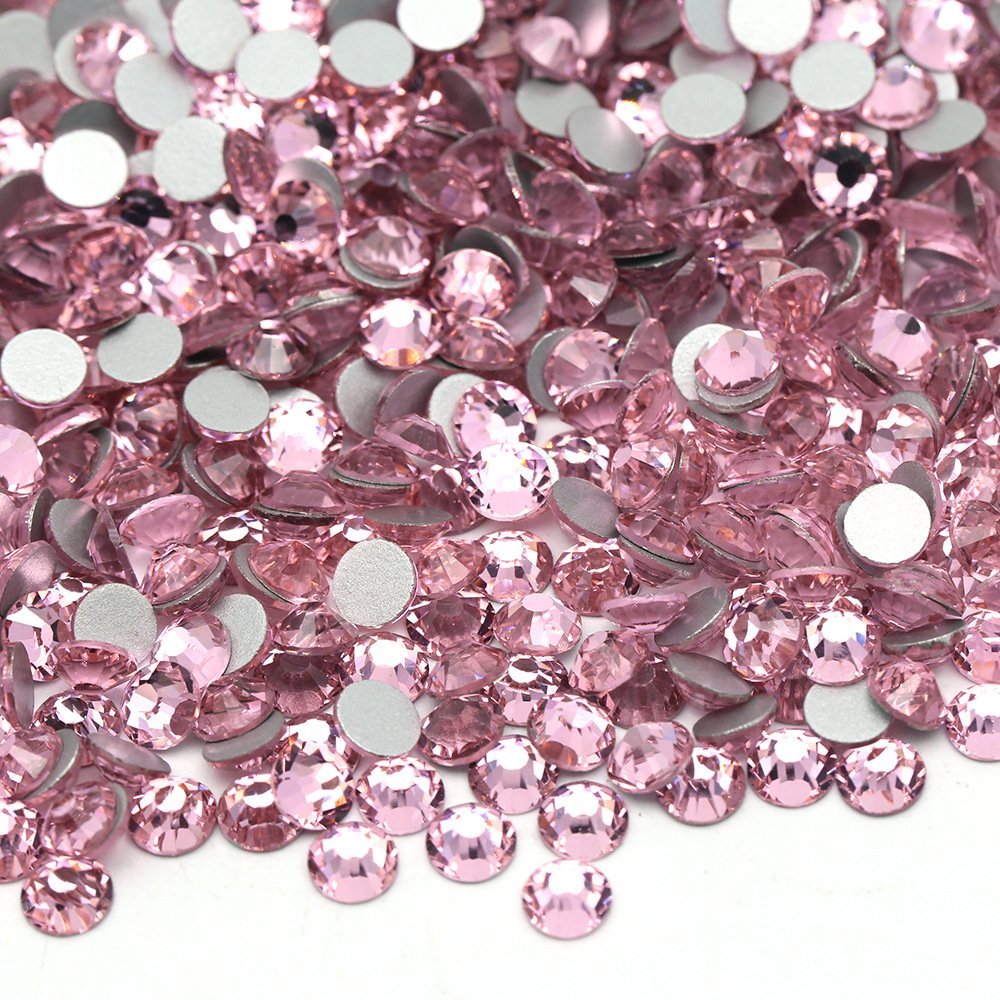 Wholesale 14400 pcs ss3 to ss 20 Crystal Non Hotfix Bulk Glass Rhinestones Flat Back High Quality