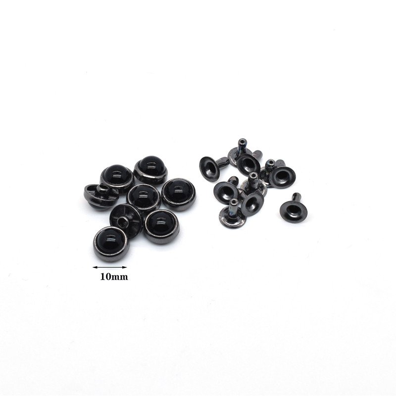 Factory wholesale fashion 8mm turquoise stones crystal rivet rhinestone diamond rivets and studs for garments and leather