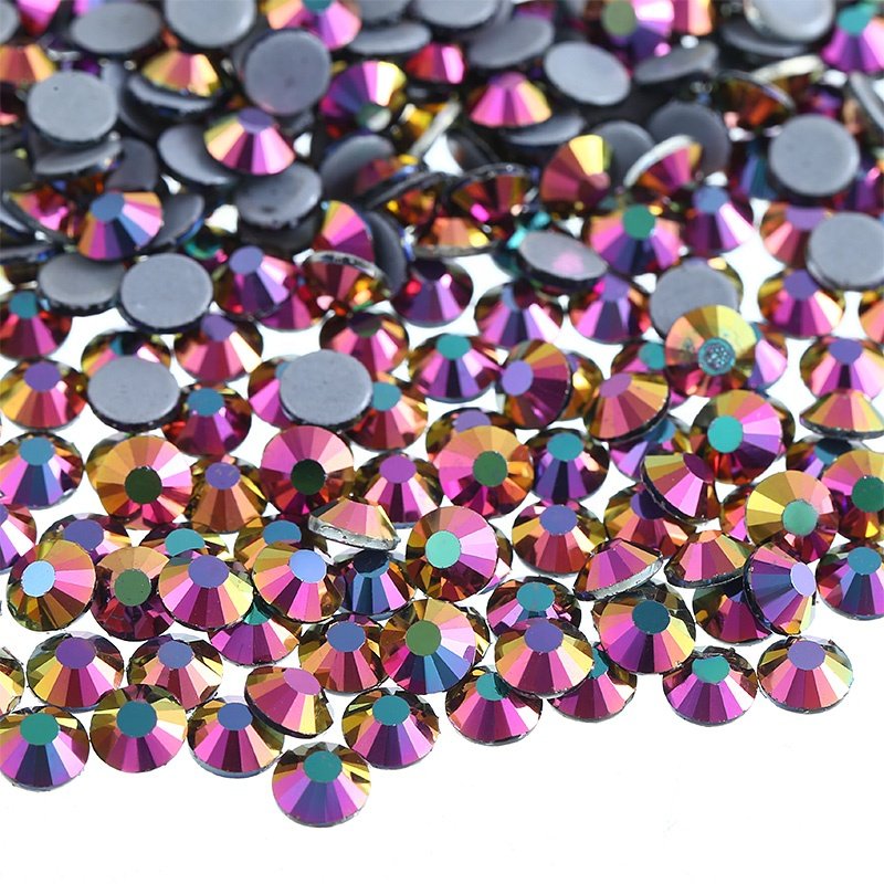 High Quality Crystal Glass Rhinestones Flat Back Hotfix Rhinestone Bulk For Clothing Shoe Accessories