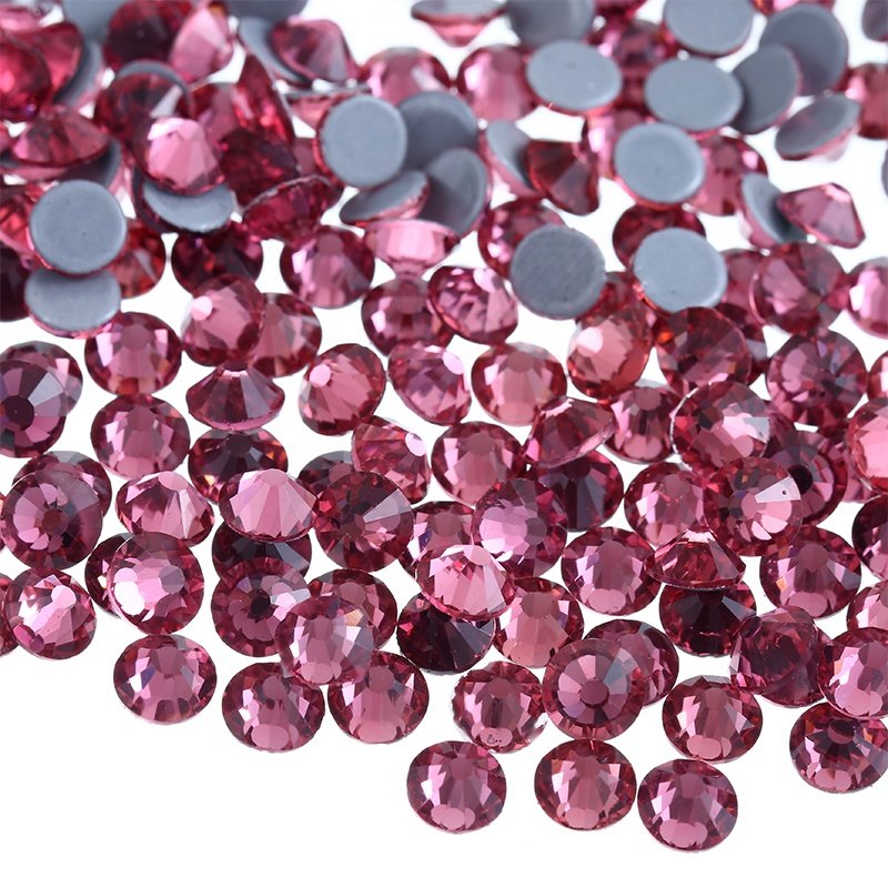 High Quality Crystal Glass Rhinestones Flat Back Hotfix Rhinestone Bulk For Clothing Shoe Accessories