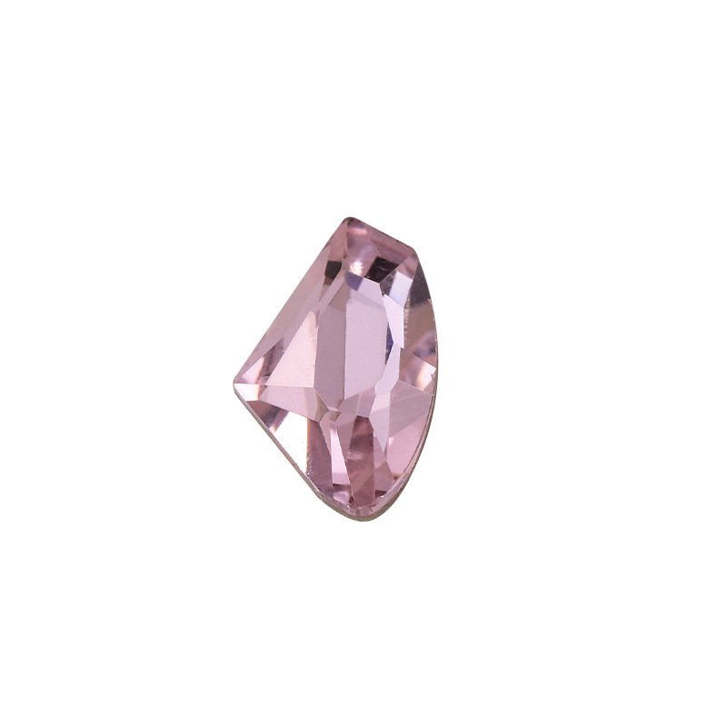 Multi shapes k9 crystal nail diamond rhinestones heart glass stone bluk manicure charms pink rhinestones for nails