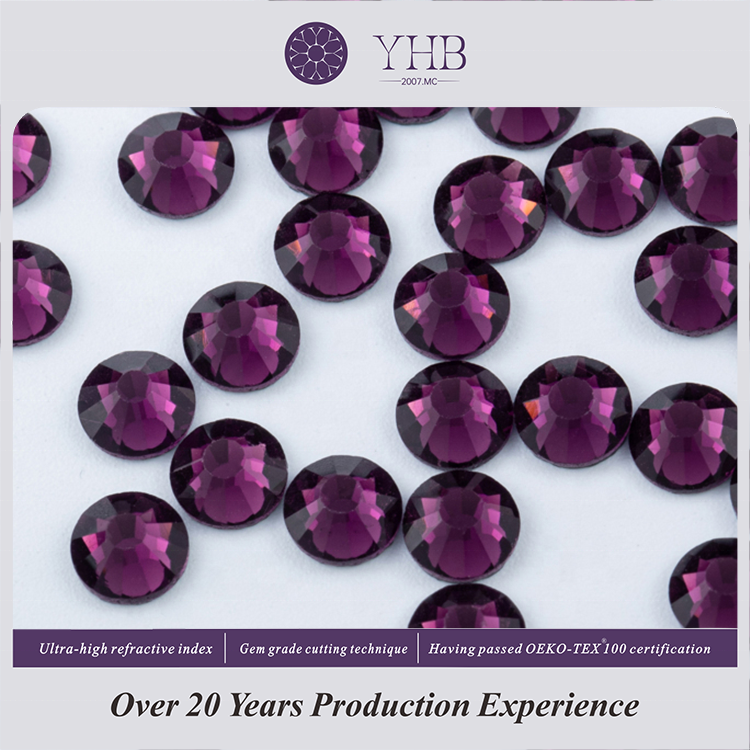 YHB Crystal Rhinestones SS6/SS8/SS16/SS20 Hotfix Rhinestone