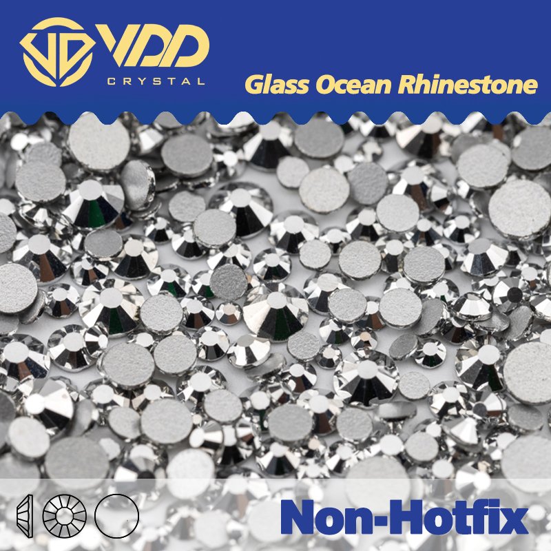 VDD 066 Labrador SS3-SS30 Glass Rhinestones Crystal Non Hotfix Flatback Strass Stones For DIY Nail Art Decorations