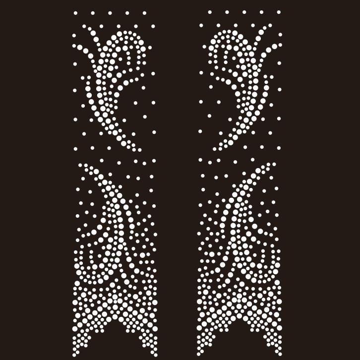 Crystal AB Swirl Blingbling Cheerleading bow Hot Fix Rhinestone Transfer Designs Iron On Motifs