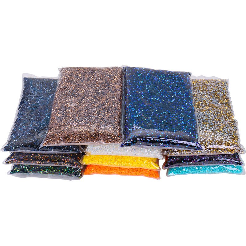 Wholesale of high-quality flat bottomed resin diamond nail polish diamond color DIY jelly AB 14 cut surface sticking rhinestone