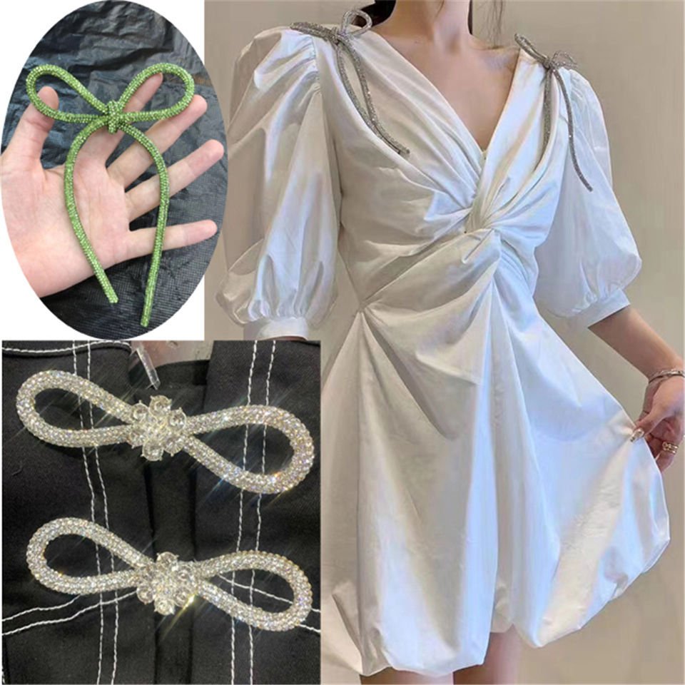 Wholesale Hot Selling Crystal Rhinestone Rope Rhinestone Adhesive Rope Trimming For Hoodies Crystal Rhinestone Cord