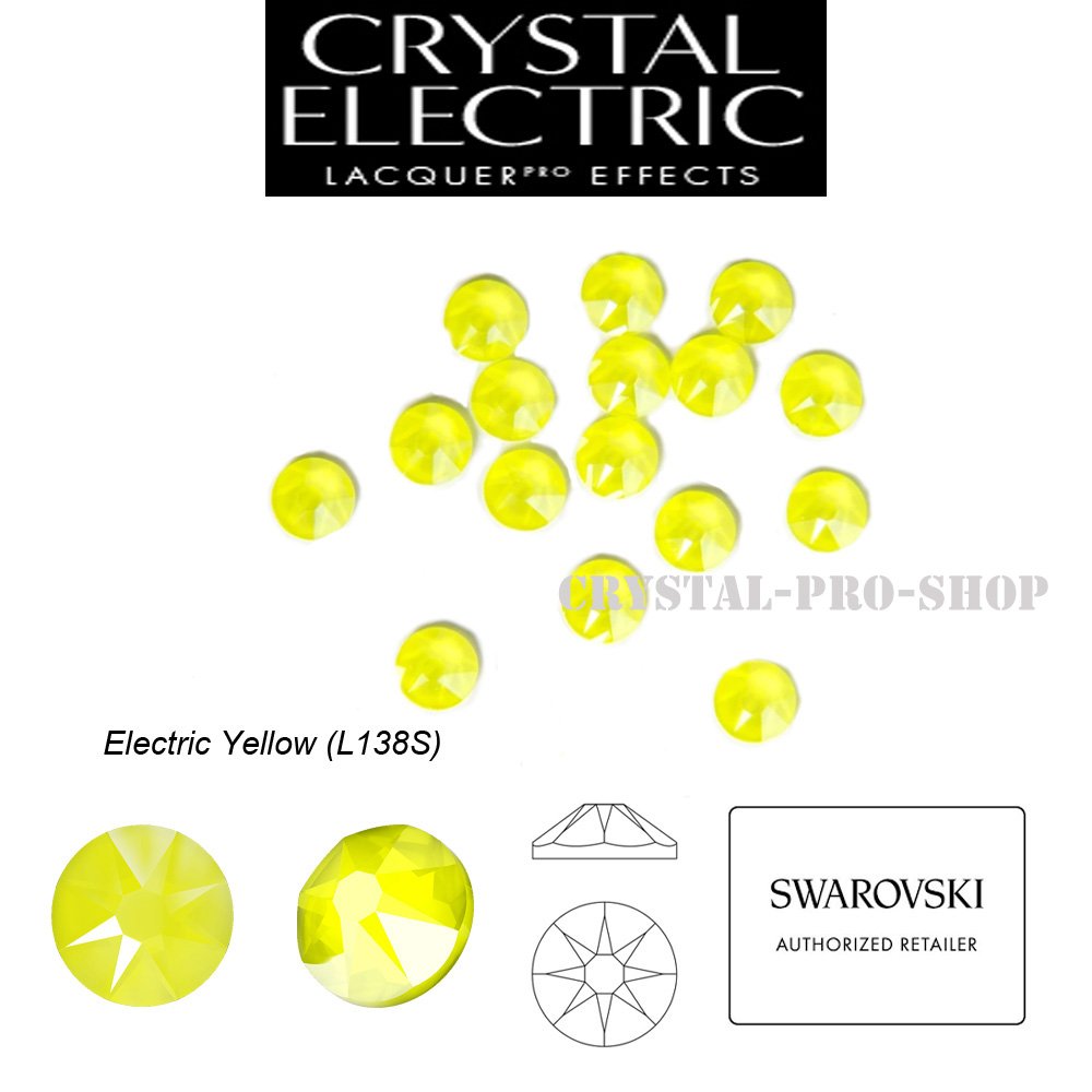Swarovski New ( Hotfix ) Iron On Lacquer Pro Crystal Elements Flat back Rhinestones