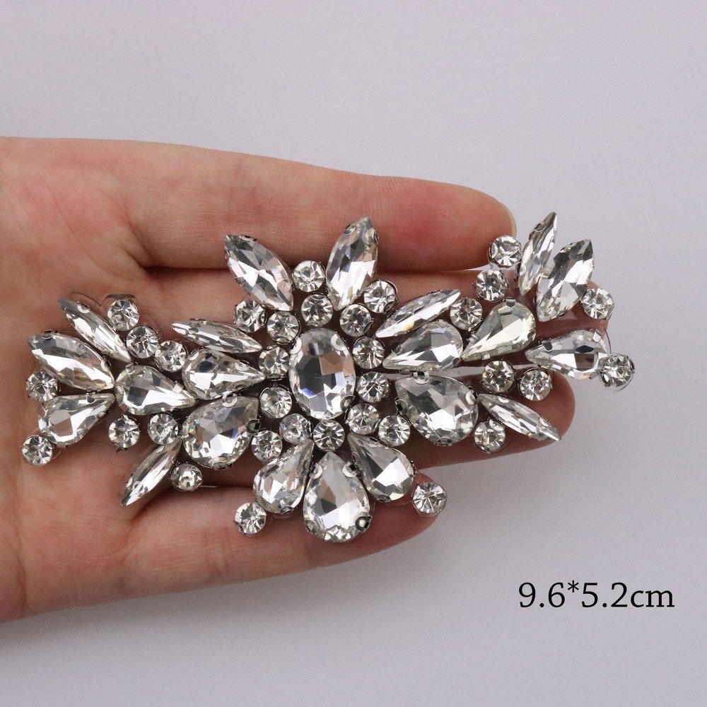 Different styles embellishment hot-fix glass rhinestone applique back glue LT2371