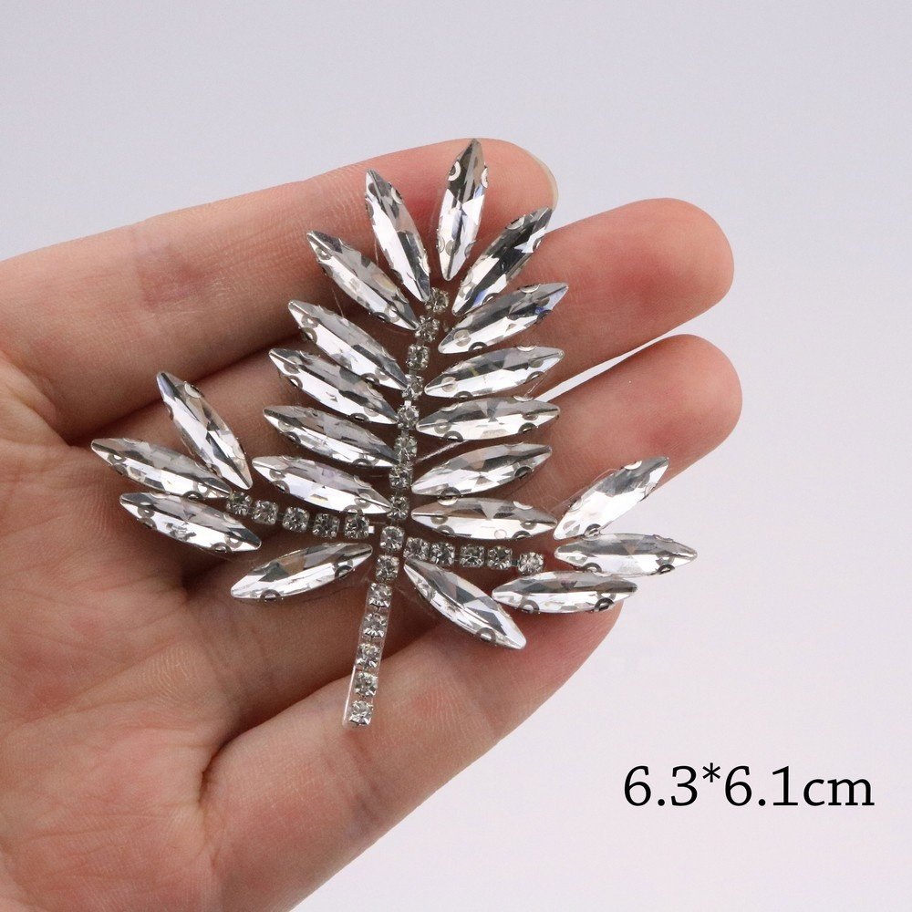 Different styles embellishment hot-fix glass rhinestone applique back glue LT2371