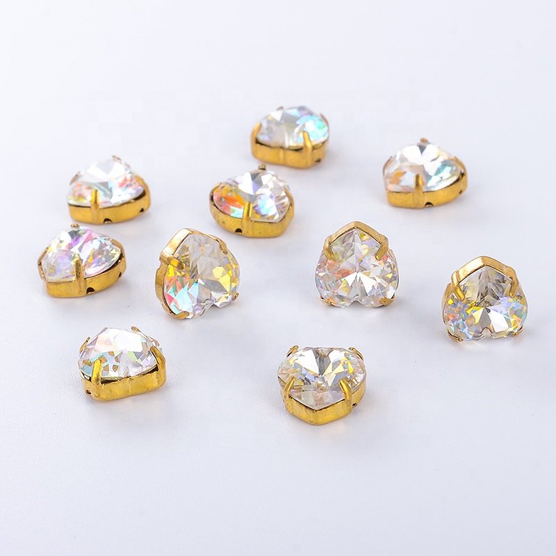 Wholesale Price Multicolor Crystal Sew On Rhinestone For Wedding Dress Shoes Bags