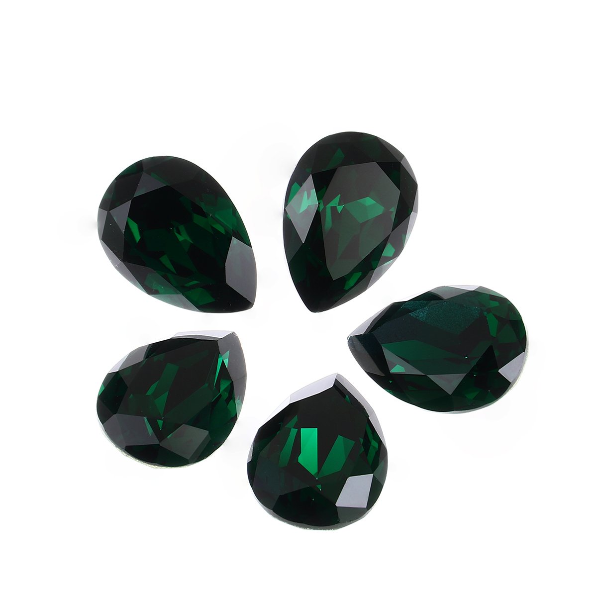 Waterdrop glass rhinestone pointback K9 fancy stone wholesale lead-free crystal beads for jewelry pendant diy accessories