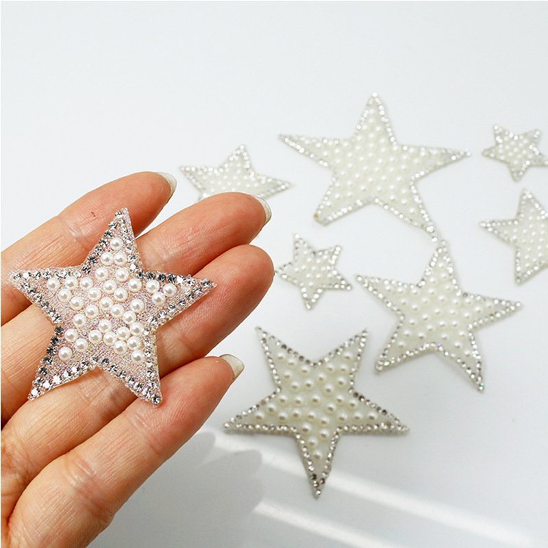 Luxury Custom Design Bling bling Iron On Rhinestone Patches Rhinestone Heat Transfer Iron On Patch For Clothing