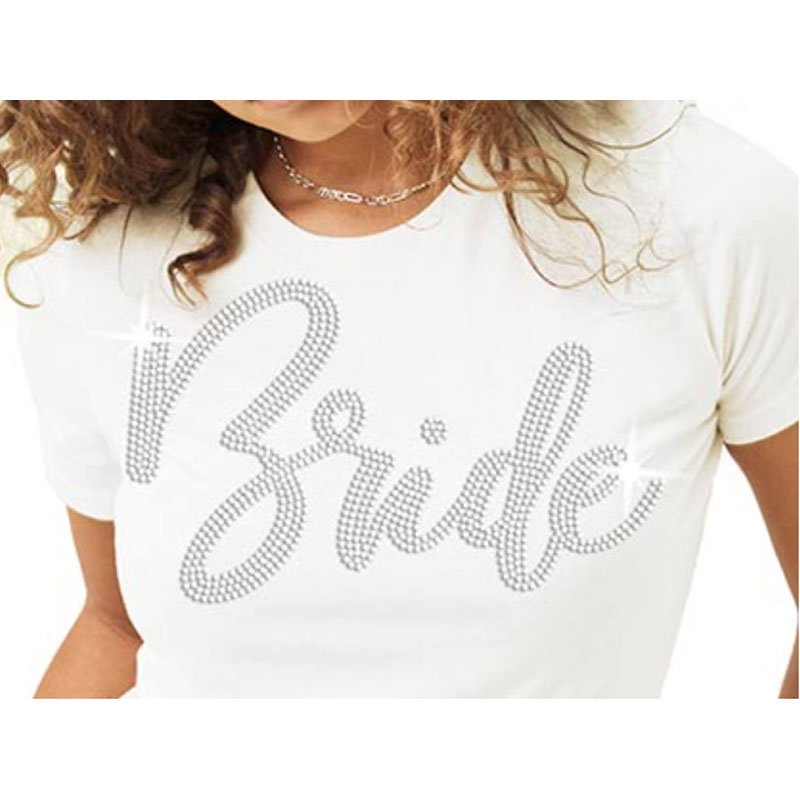 Fashion Bling TShirt Sparkly Personalized Rhinestone Graphic Tee Custom Glam Rhinestone Tshirt Cowgirls Rhinestone Tee