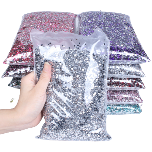 Hot Sale Normal Colors 3mm 100000pcs Flatback Many Colors Choose Round Glue On Diamonds Resin Rhinestones Nails Art Decorations