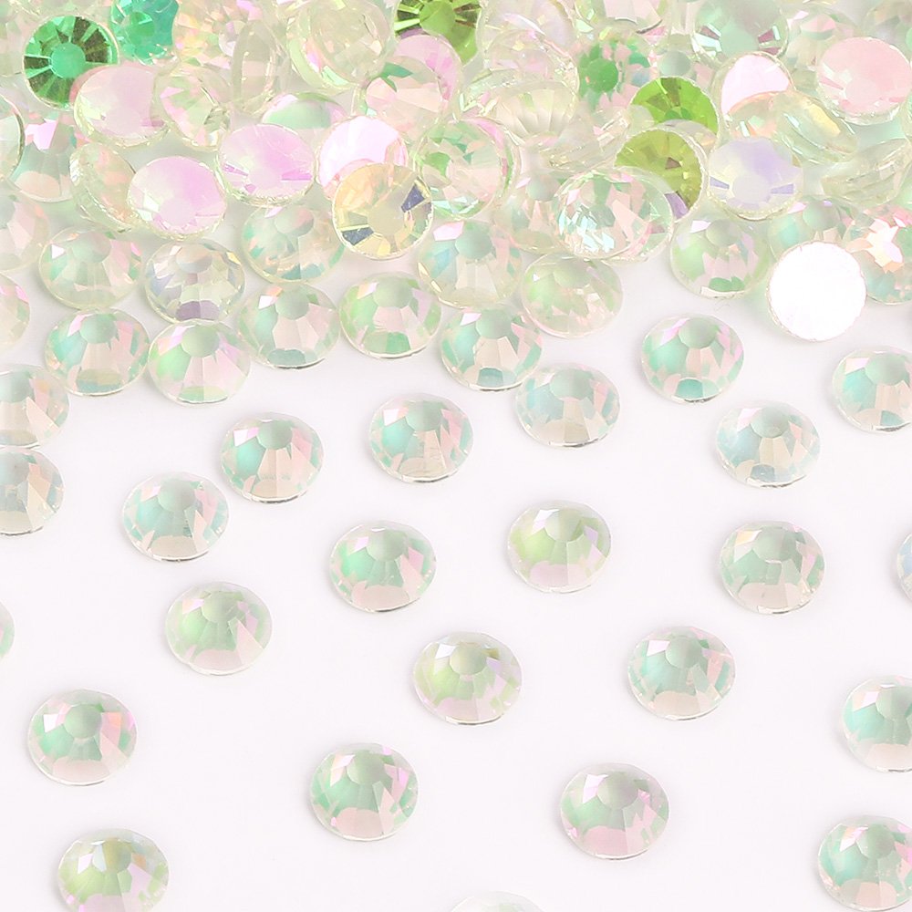 Crystals Nail Art Rhinestone Hot Selling Aurora Colors 1440PCS Rhinestones Flat Back Non Hotfix Glass 1 Bag Rhinestones Custom