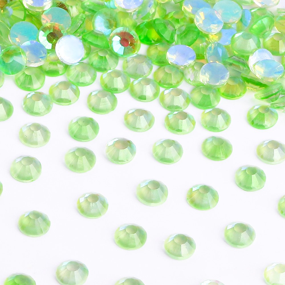 Crystals Nail Art Rhinestone Hot Selling Aurora Colors 1440PCS Rhinestones Flat Back Non Hotfix Glass 1 Bag Rhinestones Custom