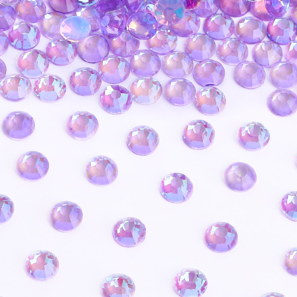 Crystals Nail Art Rhinestone Hot Selling Aurora Colors 1440PCS Rhinestones Flat Back Non Hotfix Glass 1 Bag Rhinestones Custom