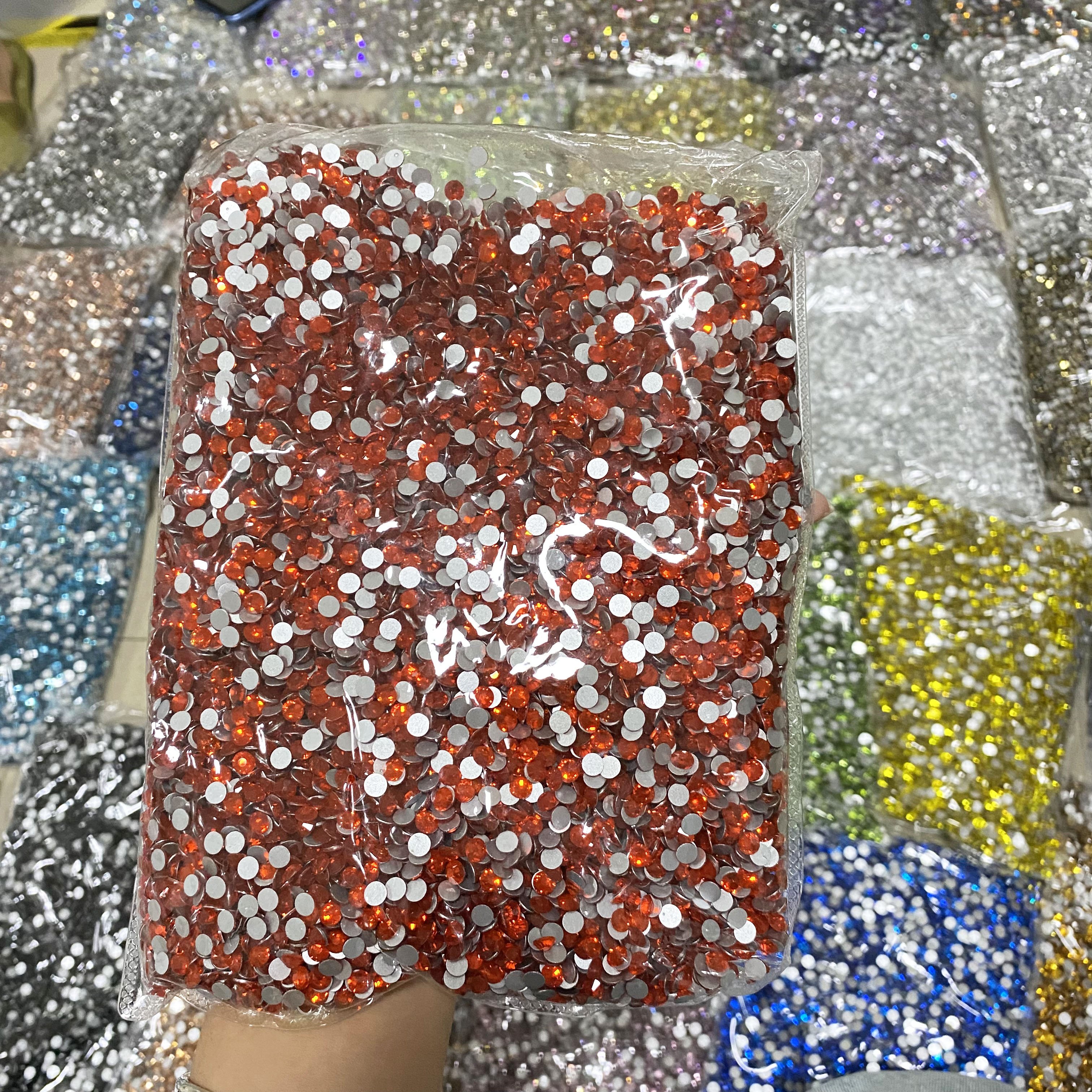 XULIN SS30 288pcs/bag Hyacinth Color Non Hotfix Loose Glass Rhinestone For Garment Accessories