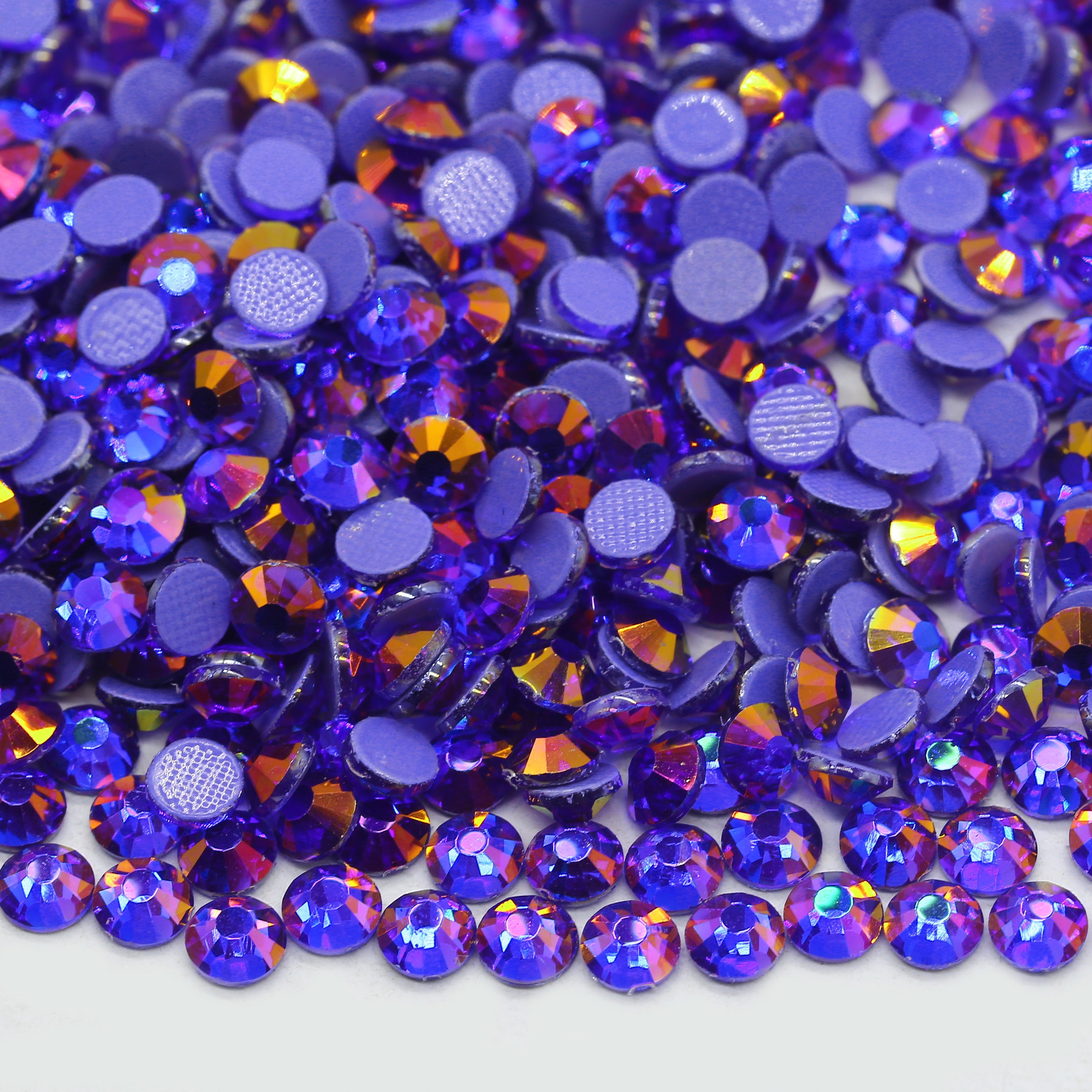 New color Mirage Series Hotfix Glass Rhinestone 1440Pcs Loose Rhinestones for Dance Costumes Clothing