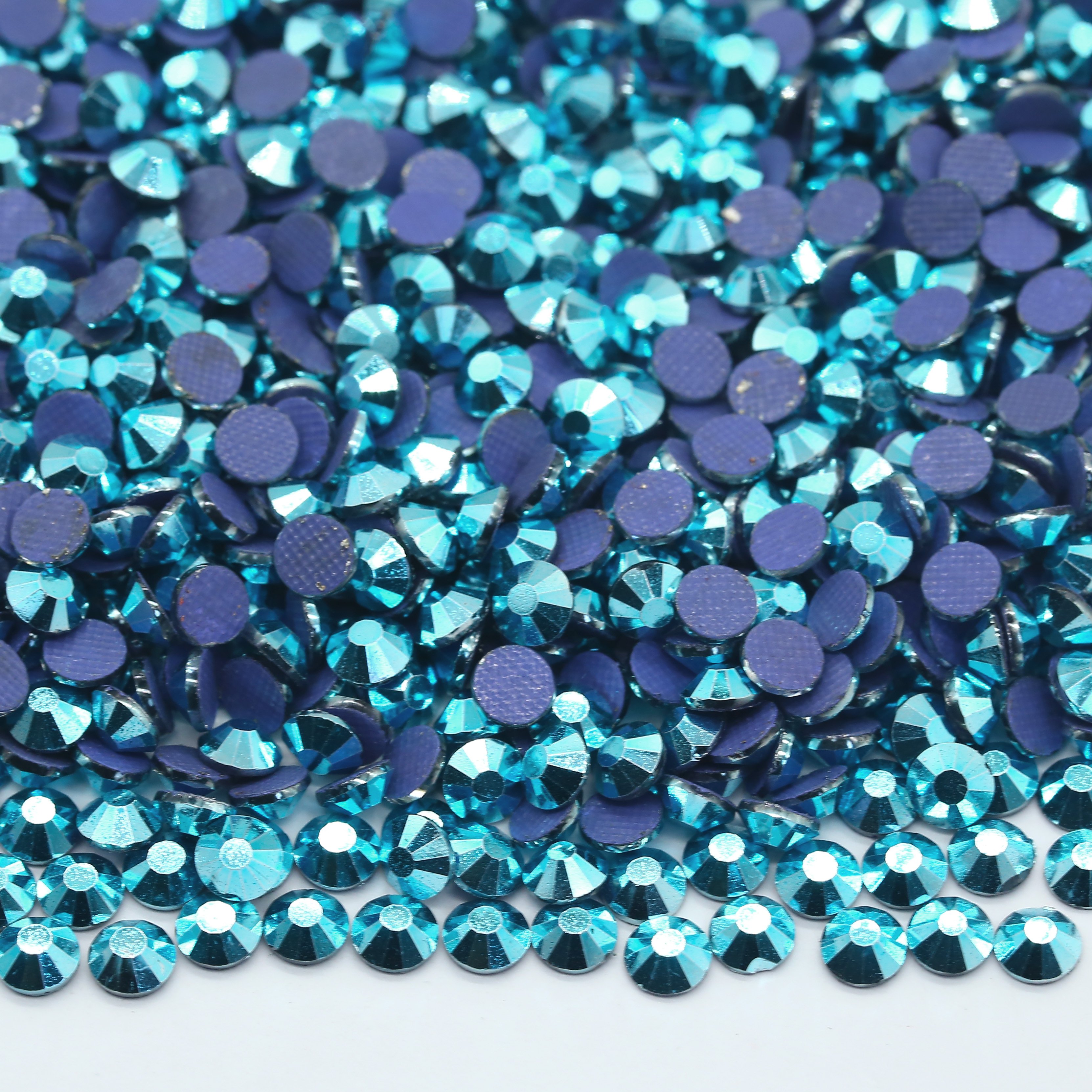 New color Mirage Series Hotfix Glass Rhinestone 1440Pcs Loose Rhinestones for Dance Costumes Clothing
