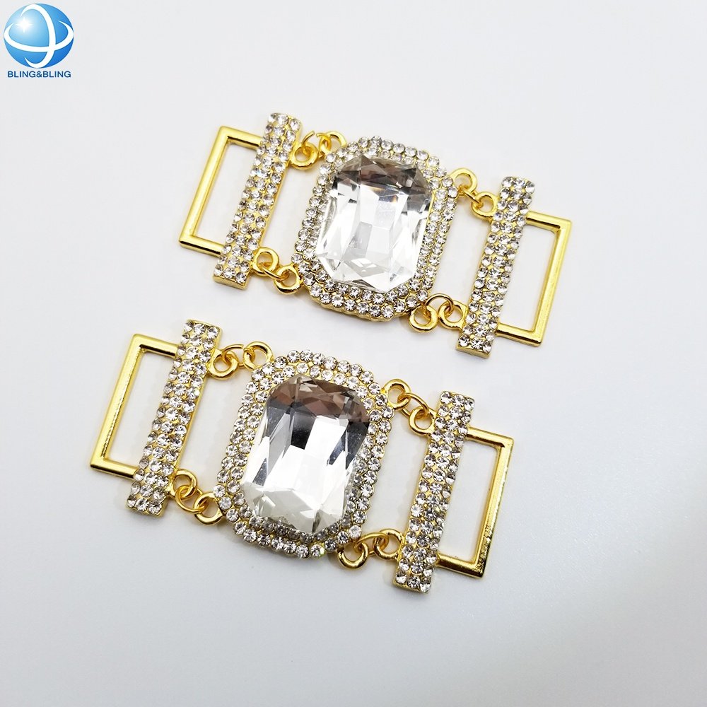 Wholesale Crystal Rhinestone Bikini Connector For Female Beachwear