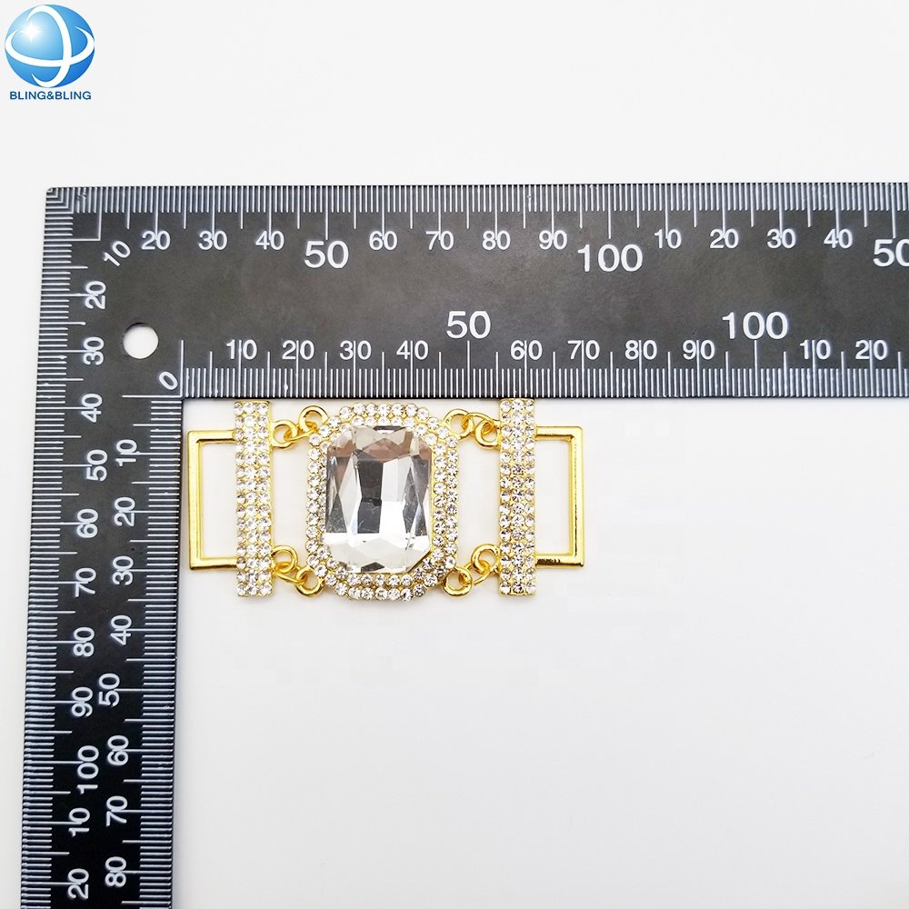 Wholesale Crystal Rhinestone Bikini Connector For Female Beachwear