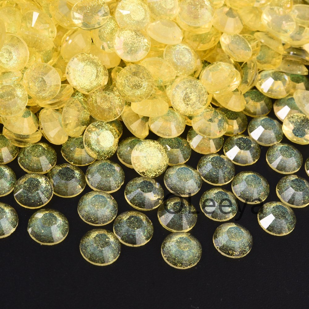 Oleeya Factory Wholesale 6mm Flatback Rhinestones Galaxy Series Resin Non Hot Fix Rhinestone on Strass for tumblers resin crafts