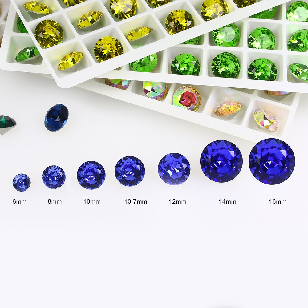 Dongzhou Chaton fancy stone PointBack K9 rhinestones wholesale lead-free crystal stone for Jewelry pendant nails diy decoration