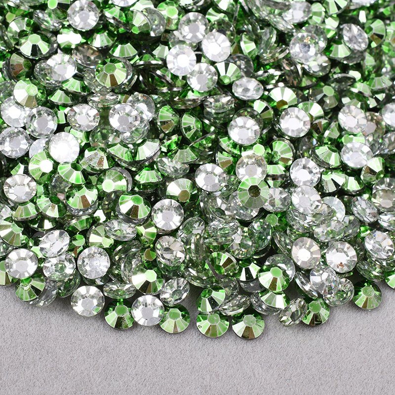 3mm 4mm 5mm Metallic Pink Rhinestone Applique Decoration Crystal Stone Flatback Resin Gems For DIY Crafts