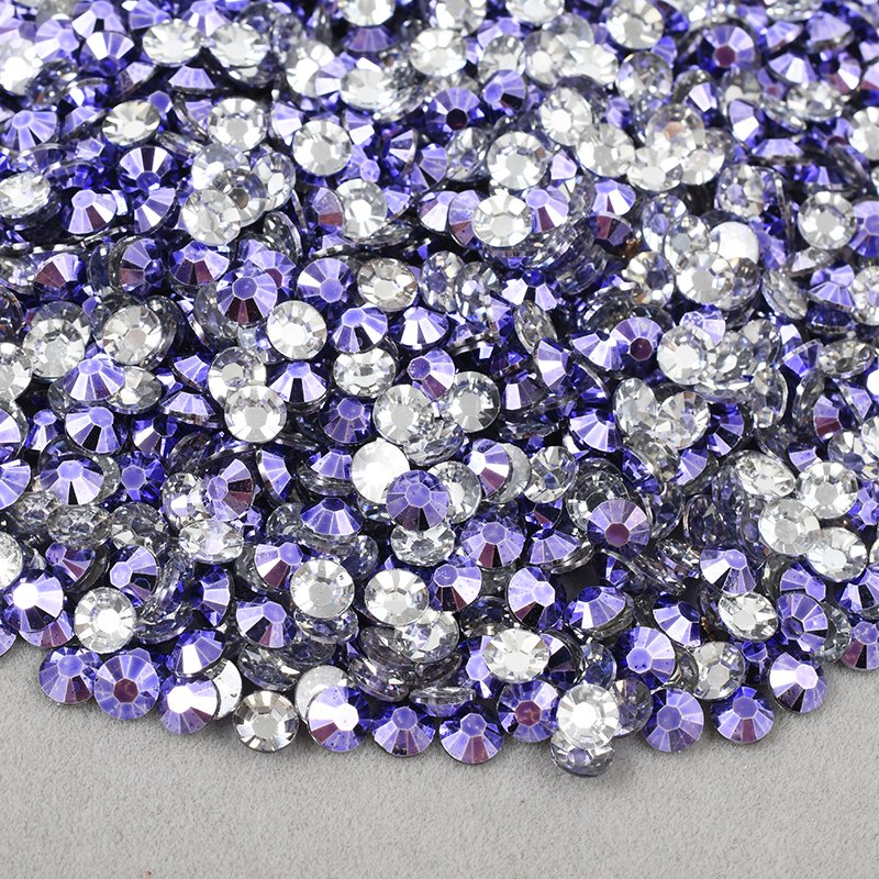 3mm 4mm 5mm Metallic Pink Rhinestone Applique Decoration Crystal Stone Flatback Resin Gems For DIY Crafts