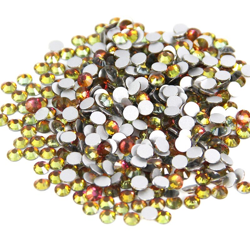 Hot Sale All Size Glass Rhinestones For Nails Art Non Hotfix Glass Rhinestones