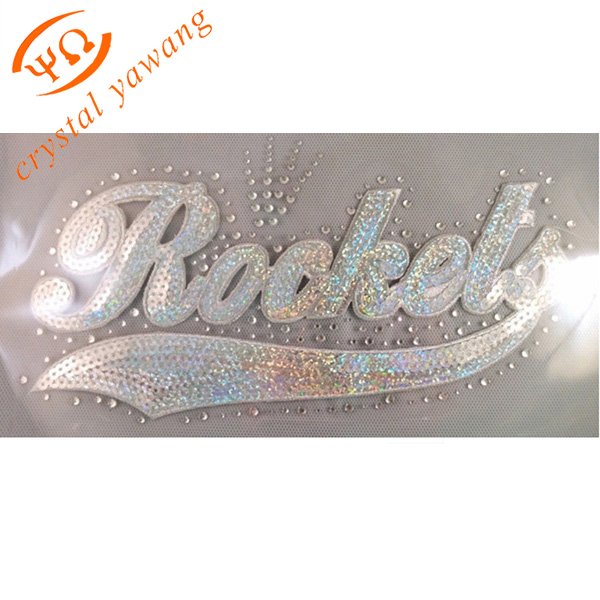 saint's rhinestone sequin appliques fashion patches for clothes