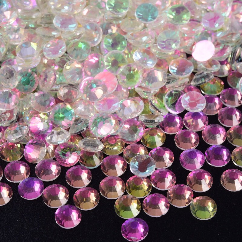 Factory Wholesale 100% Good Feedback Glass Stone Flat Back Cold Fixation Non Hot Fix Crystal Rhinestone for Women Bikini
