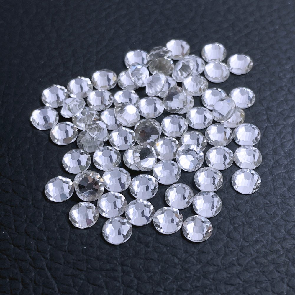 Rhinestones Flat Back Non Hotfix Glitter Shoes Diamond Stone SS6 -SS12 Bulk Rhinestones Wholesale Glass Crystal 2 Bag Lead Free
