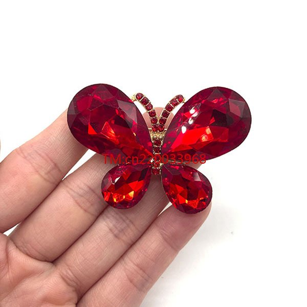 wholesale classic crystal custom DIY elegant butterfly rhinestone shoe clips for wedding shoes buckles charm women