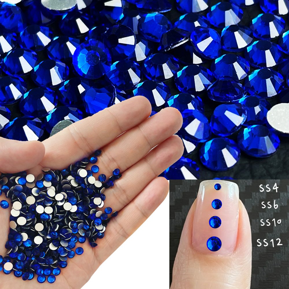 Yantuo Supplier Non Hot Fix ss3-ss20 high quality Nail Art Rhinestones Glass Strass wholesale glass Rhinestones Loose