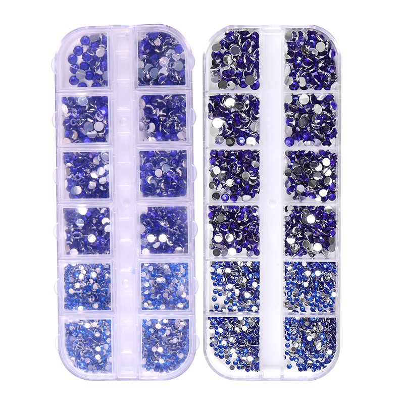 Mixed Sizes Gorgeous Crystal Ab Rhinestones Nail Art Crystal 3d Glitter Glass Diamond Nail stones