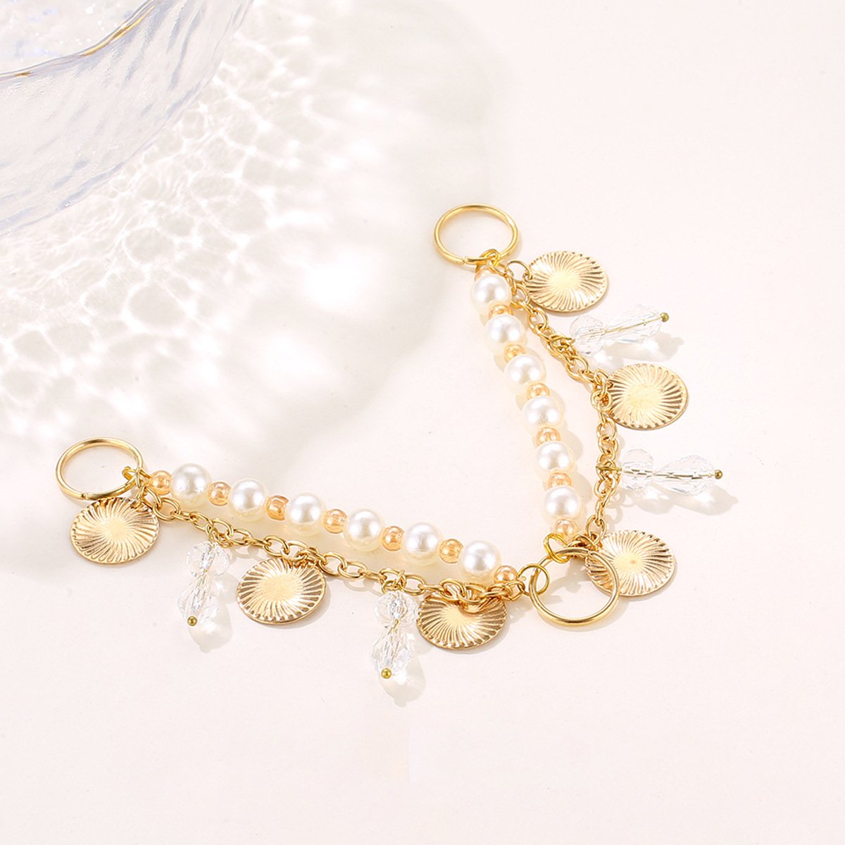 JFS019 Decorative Diamond Chain Swimwear Connector Buckle Accessories Hot Sale Swimsuit Shining Crystal Rhinestone Bra Buckle