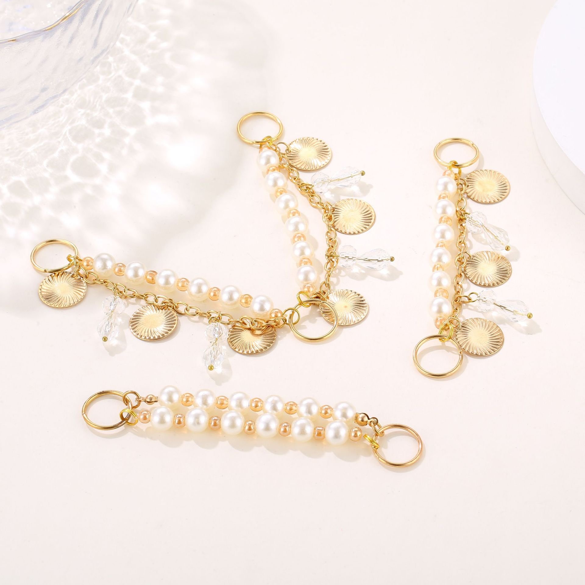 JFS019 Decorative Diamond Chain Swimwear Connector Buckle Accessories Hot Sale Swimsuit Shining Crystal Rhinestone Bra Buckle
