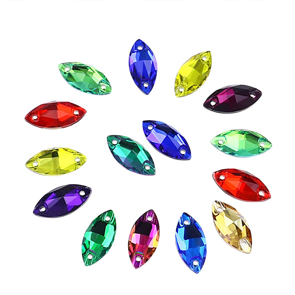 Dongzhou flatback rhinestones Sew On stone wholesale loose lead-free crystal beads for garment shoes sewing diy accessories
