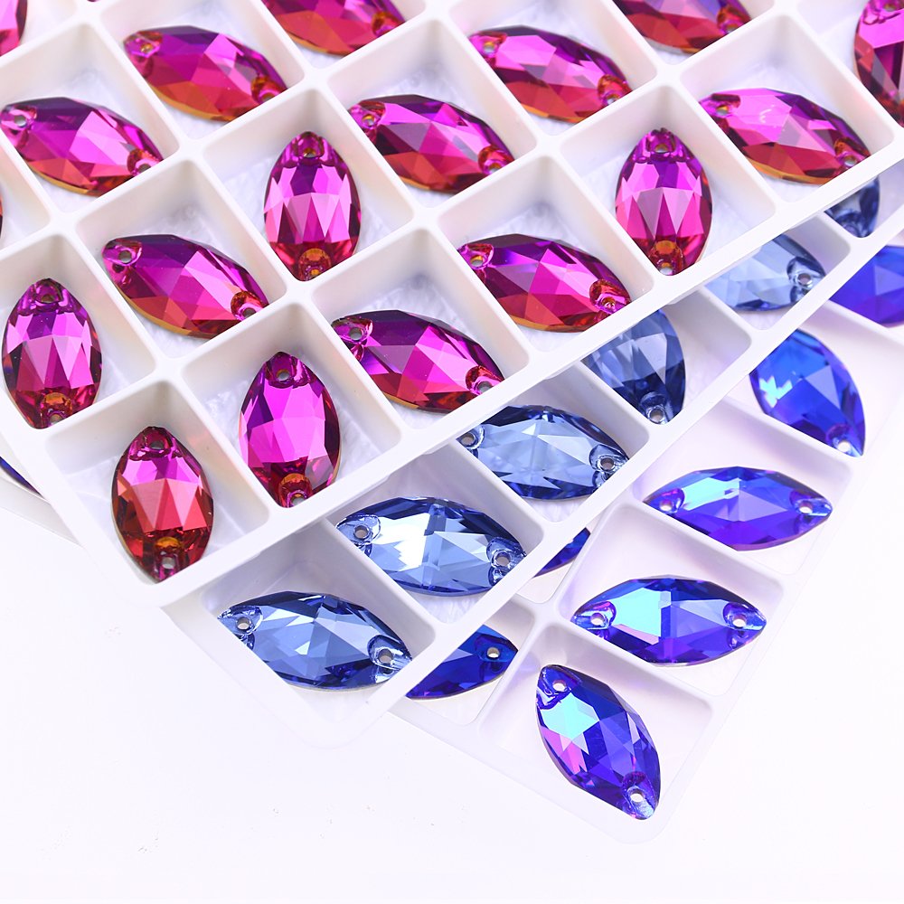 Dongzhou flatback rhinestones Sew On stone wholesale loose lead-free crystal beads for garment shoes sewing diy accessories