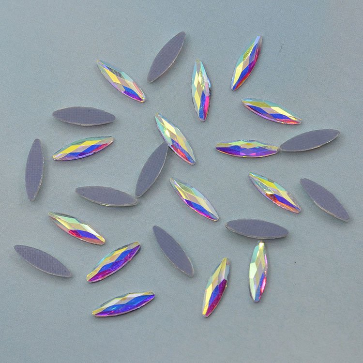 High quality crystal ab hotfix rhinestones bulk , Fashion flatback hotfix crystal fancy rhinestone for garments fabrics