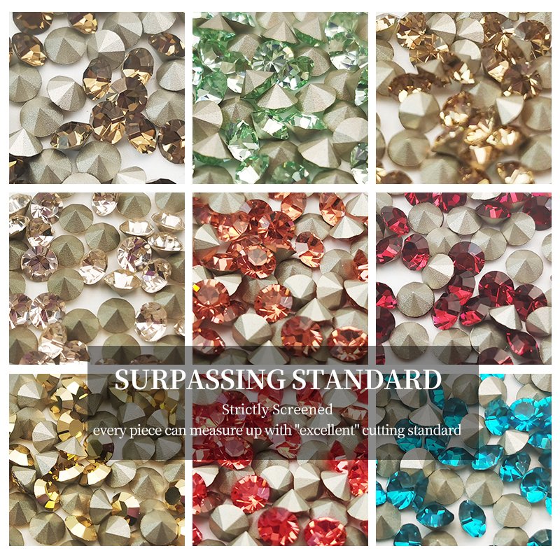 PRECIOSA MAXIMA MC Chaton crystal pointback rhinestone for fashion jewelry