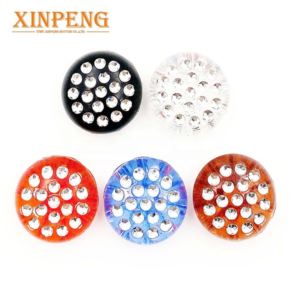Yiwu Button Arylic Design Crystal Transparent Glass Acrylic Upholstery Sofa Buttons For Sofa Furniture