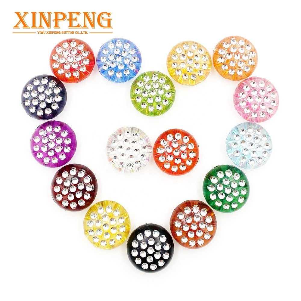 Yiwu Button Arylic Design Crystal Transparent Glass Acrylic Upholstery Sofa Buttons For Sofa Furniture