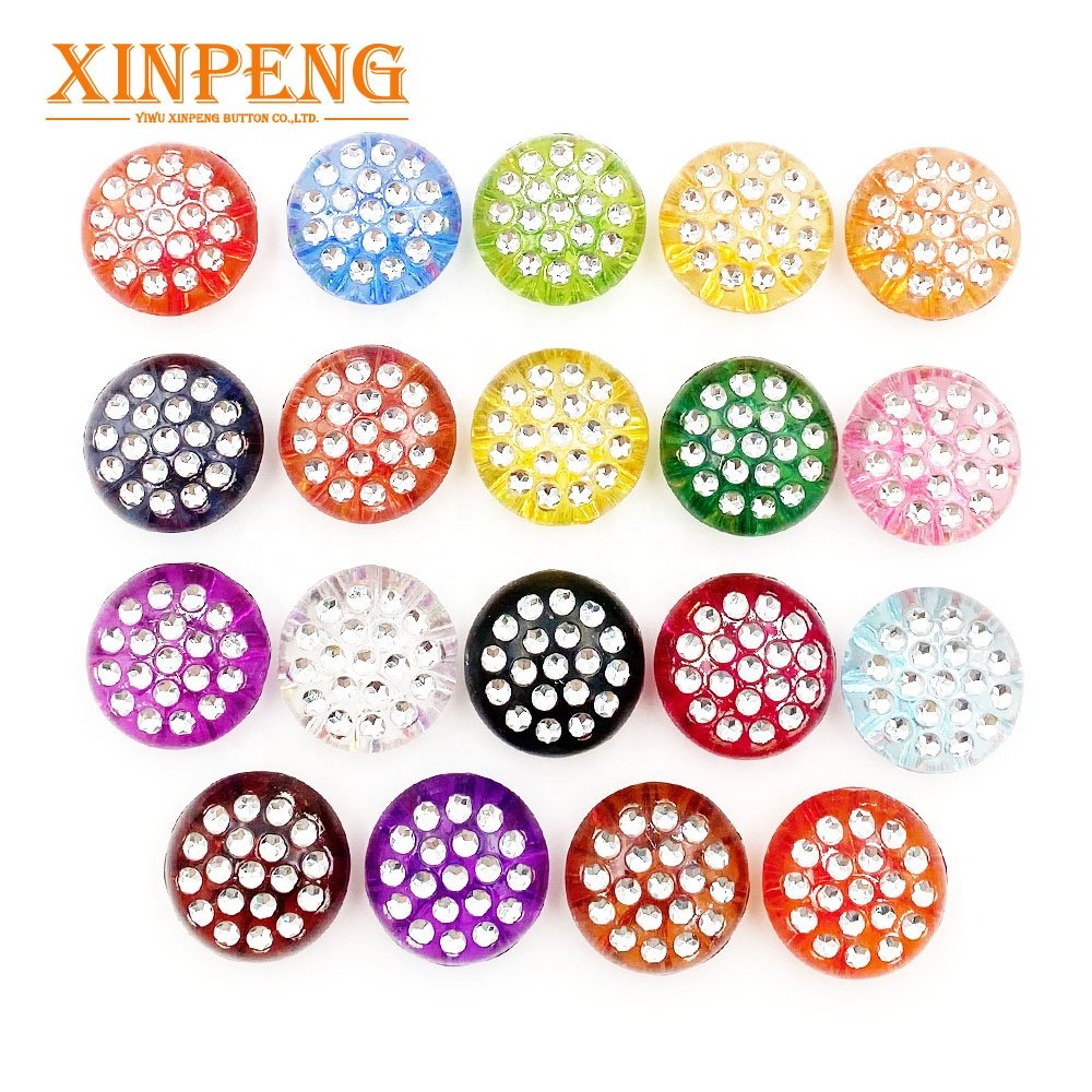 Yiwu Button Arylic Design Crystal Transparent Glass Acrylic Upholstery Sofa Buttons For Sofa Furniture