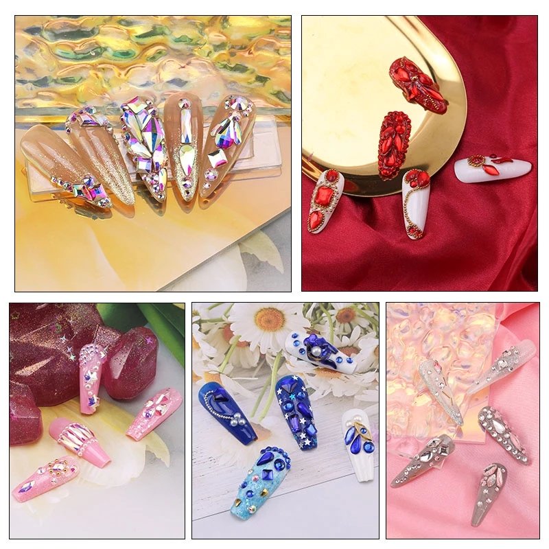 Qiao Bling Crystals Strass Glitter Diamonds for Clothes Face Glass Stones Rhinestones and Decorations
