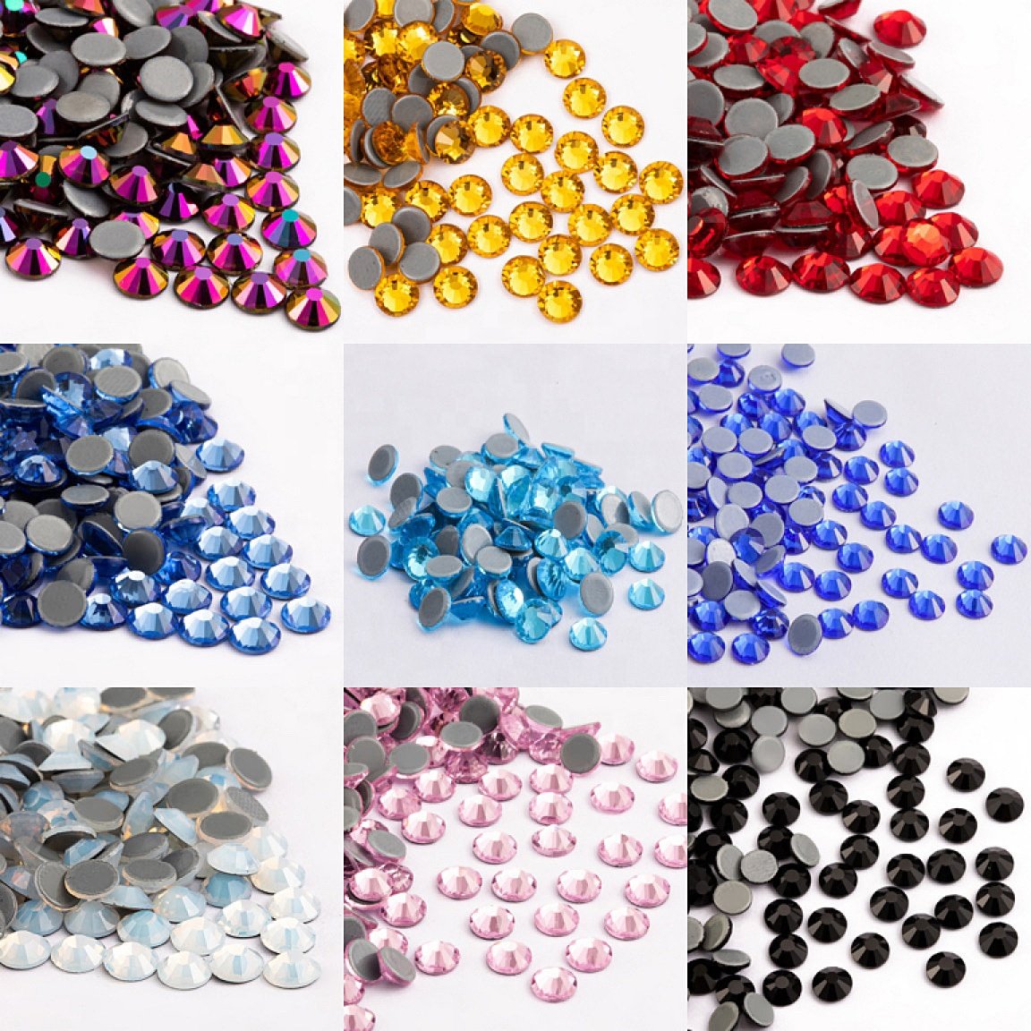Yantuo Wholesale 10ss Hotfix Rhinestones Flat Back Glass Stone High Quality Trade Assurance Used Shoes Gymnastics Shoes 2 Bag