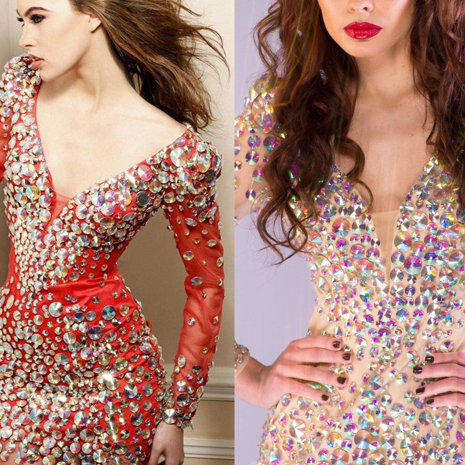 JP Bulk Rhinestone. 2088 16 Cuts Crystal AB SS16 SS20 SS30 High Quality Golden Bottom Non-Hot Fix for Wedding Dresses