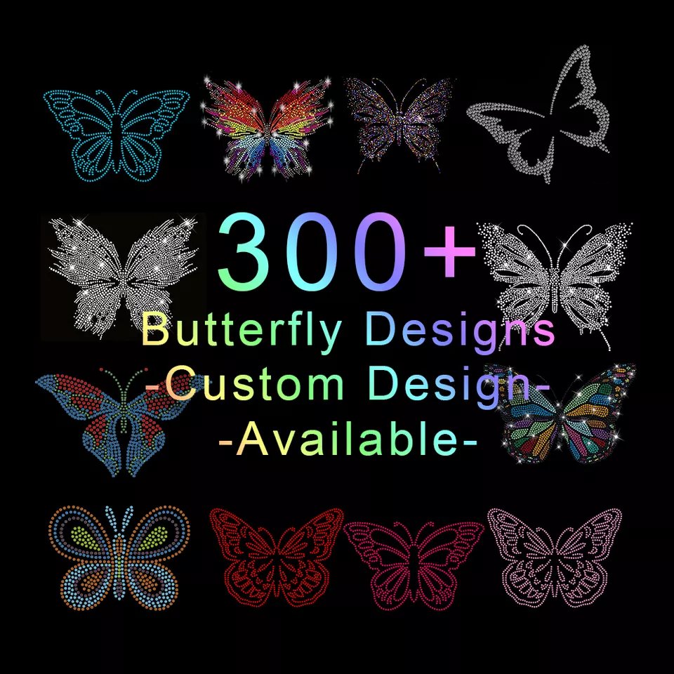 Designer Custom Font Rhinestone Template Flame Text Hotfix Motif Transfer
